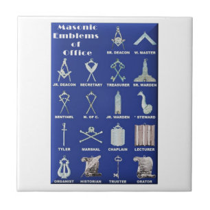 Masons Emblems of Office Tile
