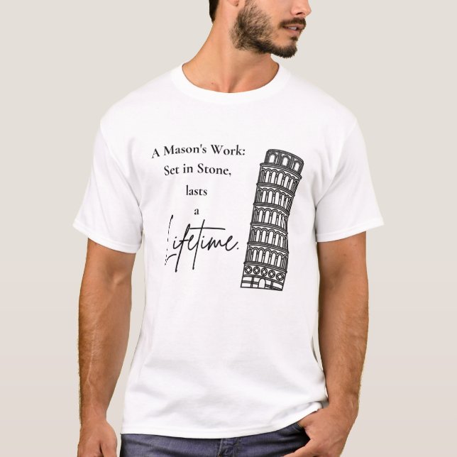 Mason's Legacy: Eternity in Stone T-Shirt (Front)