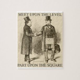 Masons Meeting Jigsaw Puzzle