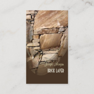 Masons, stone workers business cards