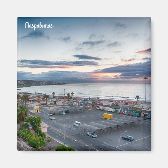 Maspalomas Sunrise Magnet (Front)
