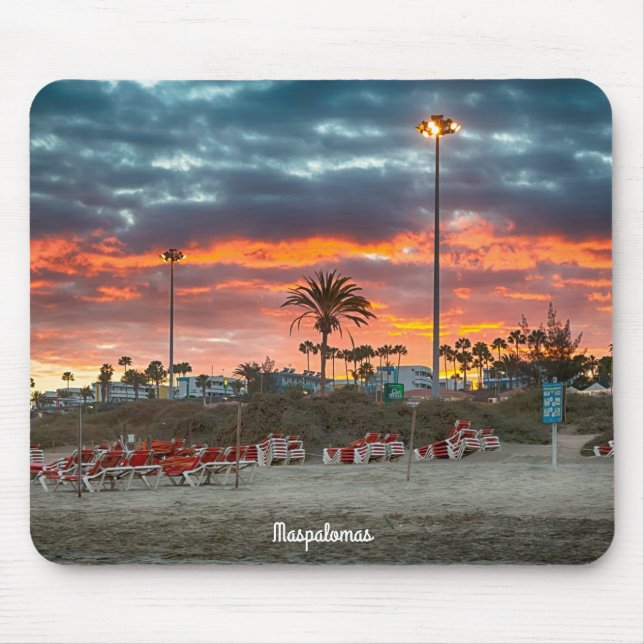 Maspalomas Sunset Mouse Pad (Front)