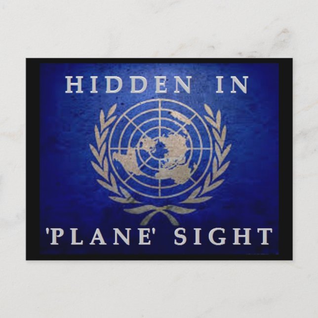 Masqué Dans La Carte Postale "Plan" (Devant)