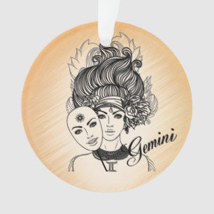 Masque de la dame Gemini Zodiaque