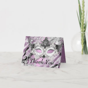 Masque de Mascarade Silver Lilac Sparkle Merci