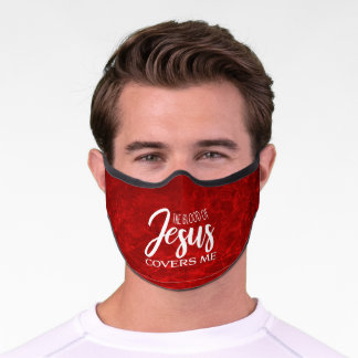 Masque de visage Premium du sang de Jésus (texturé