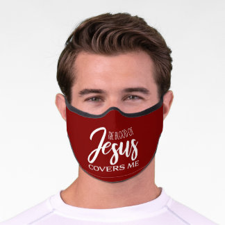 Masque de visage Premium pour le sang de Jésus (co
