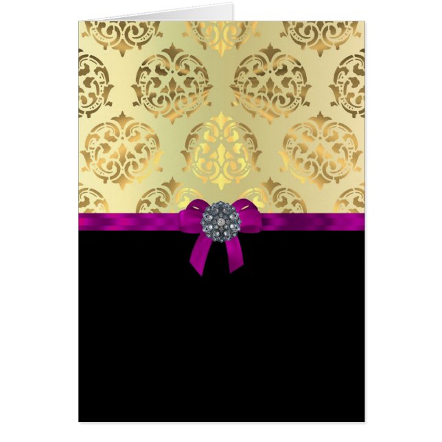 Masque d'or et noir personnalisé (Devant)