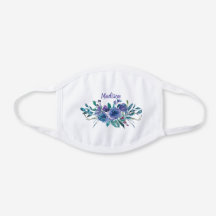 Personnalité florale violette chic