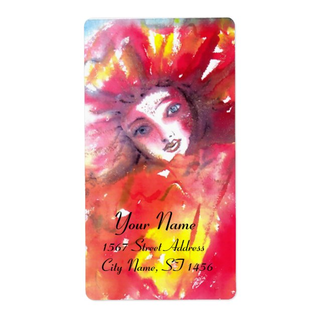 MASQUE EN ROUGE 2 (Devant)