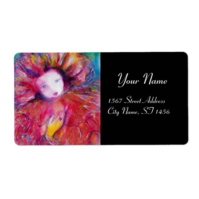 MASQUE EN ROUGE Mascarade vénitienne Noir (Devant)