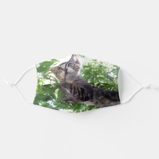 Masque En Tissu Cute Rumple Kitty Jouer dans l'arbre