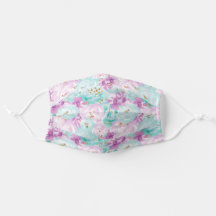 Flore turquoise et lavande