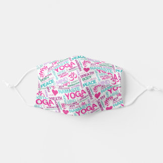 Masque En Tissu Le yoga Inspiration Restez à la maison mais restez
