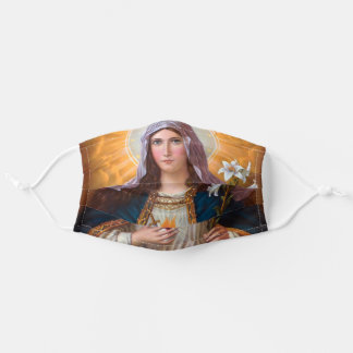 Masque En Tissu Sainte Mère Marie Coeur immaculé, Sainte Marie, Ca
