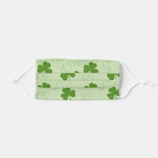 Masque En Tissu shamrocks verts chanceux