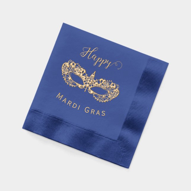 Masque Mardi Gras Or  (Gauche)
