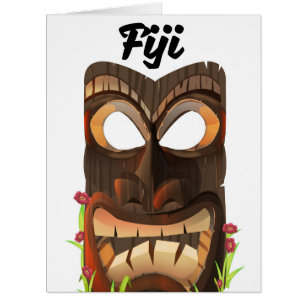 Masque sculpté des Fidji
