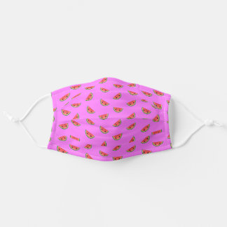 Masque Visage Motif Rose Chaud