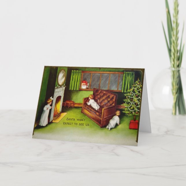 Masquer la carte de vacances pour enfants (Devant)