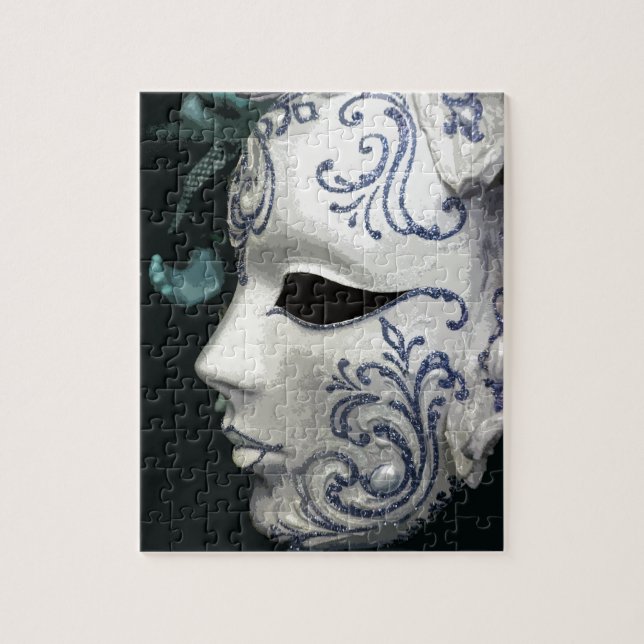 MASQUERADE 2 (blue) Jigsaw Puzzle (Vertical)