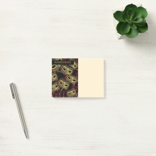 MASQUERADE ART      POST-IT NOTES (Office)