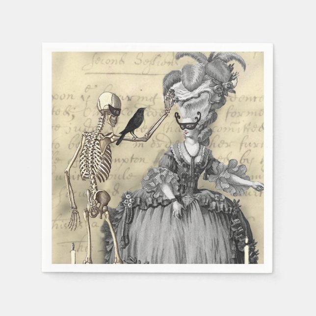 Masquerade Ball Napkin (Front)