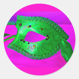 Masquerade Bash Classic Round Sticker