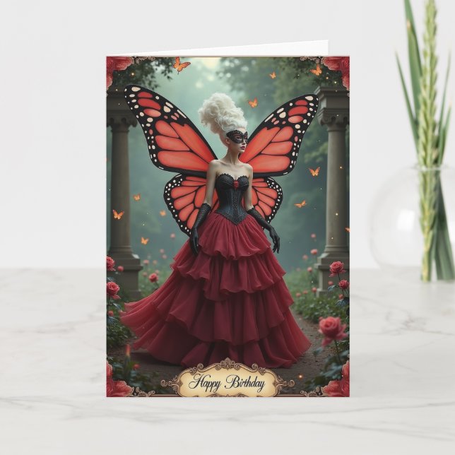 Masquerade Birthday Card (Front)