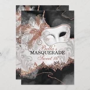 Masquerade Birthday Party Invitations