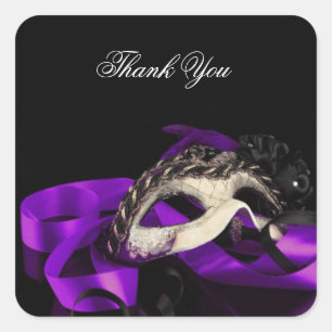 Masquerade Carnival Label