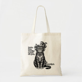 Masquerade Cat Tote Bag