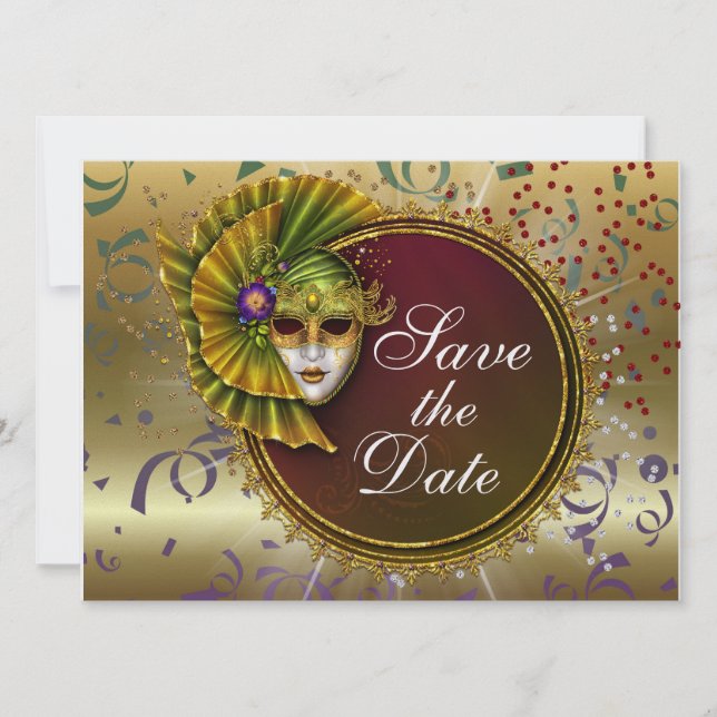Masquerade - Costume Party Invitation par SRF (Devant)