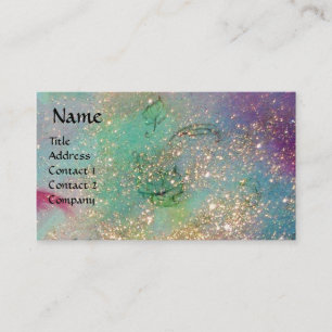 MASQUERADE ,Dance ,Music, blue red,pink Business Card