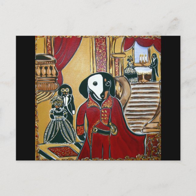 MASQUERADE DOXIE POSTCARD (Front)