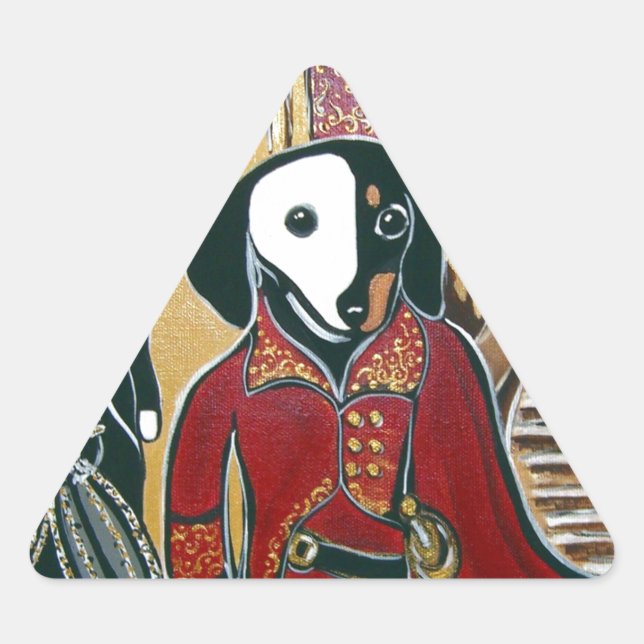 MASQUERADE DOXIE TRIANGLE STICKER (Front)