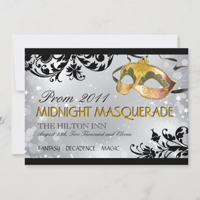 Masquerade Invitation (Front)