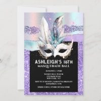 masquerade iridescent Venetian mask girly glam