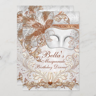 Masquerade Mardi Gras Party Invitation