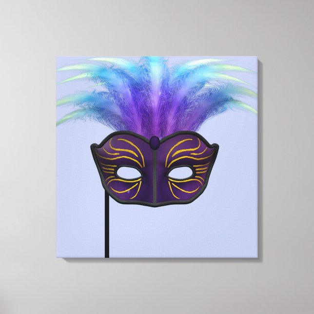 Masquerade Mask Canvas Print (Front)
