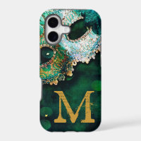 Masquerade Mask Costume Monogram IPHONE 5 Case