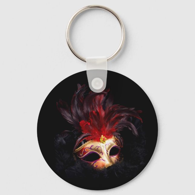 Masquerade Mask Keychain (Front)