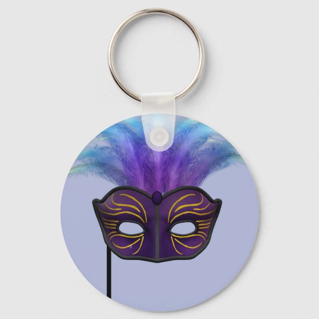 Masquerade Mask Keychain (Front)