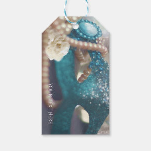 Masquerade Mask & Pearls Rainbow Party Favour Gift Tags