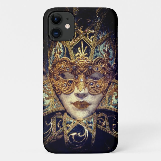 Masquerade mask Victorian elegant gothic Case-Mate iPhone Case (Back)