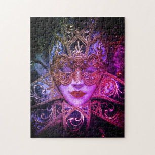 Masquerade mask victorian elegant gothic jigsaw puzzle