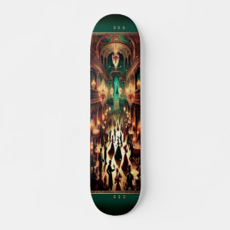 "Masquerade Mystique: Victorian Ball Skateboard De