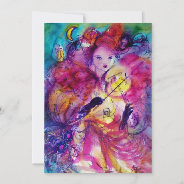 MASQUERADE NIGHT PARTY INVITATION (Front)