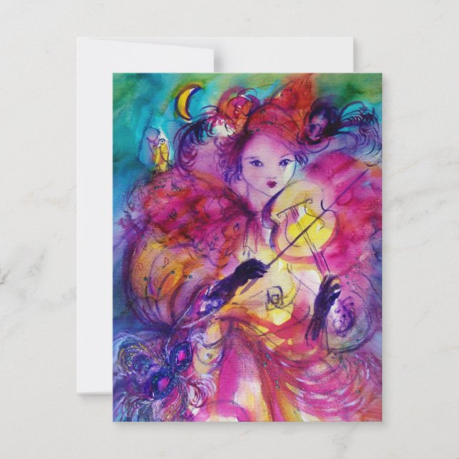 MASQUERADE NIGHT PARTY INVITATION (Front)