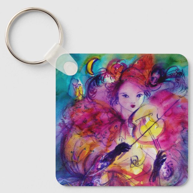 MASQUERADE NIGHT / Venetian Carnival Keychain (Front)